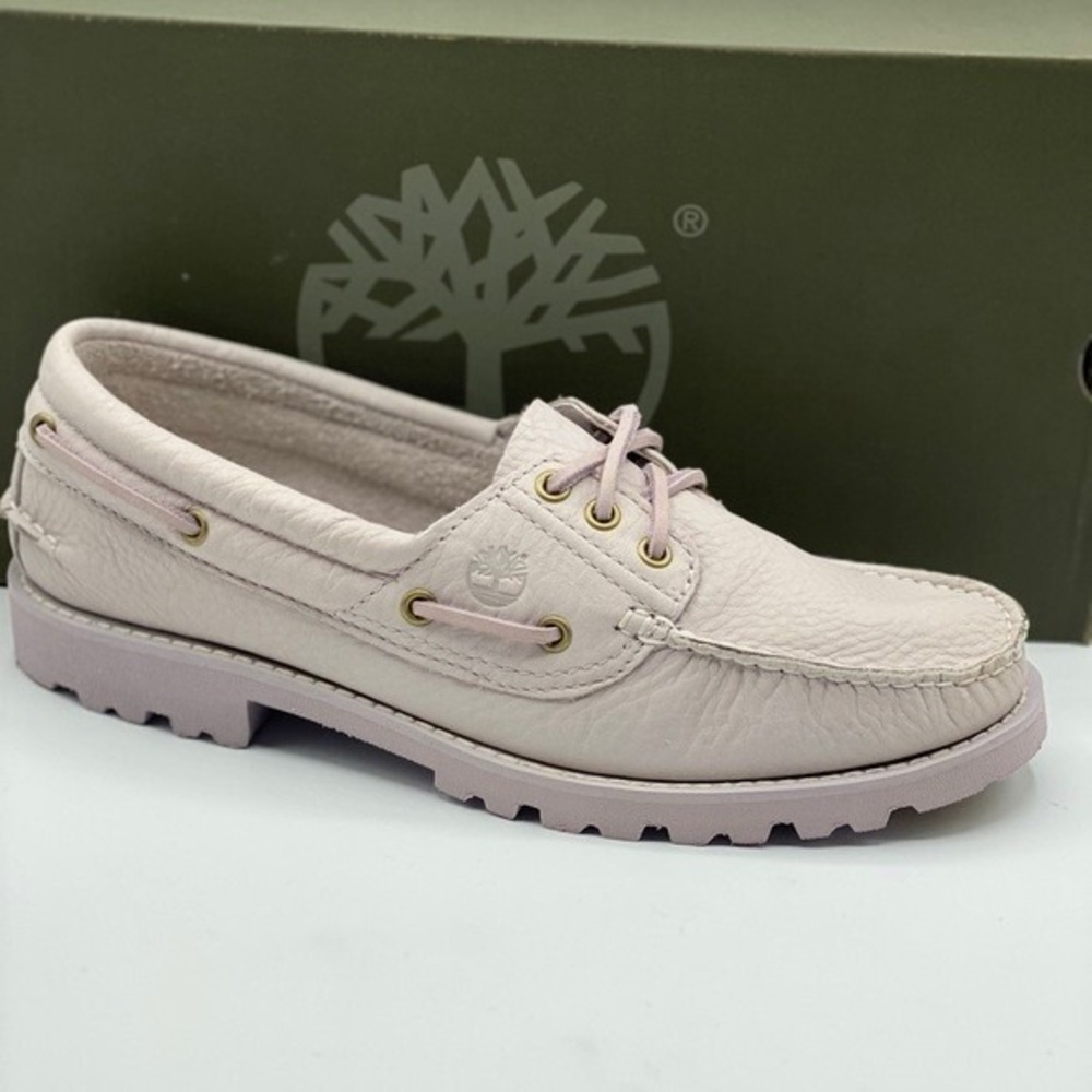 Timberland Women's Noreen Lite Handsewn Boat Shoe Size 9.5 Purple Flats